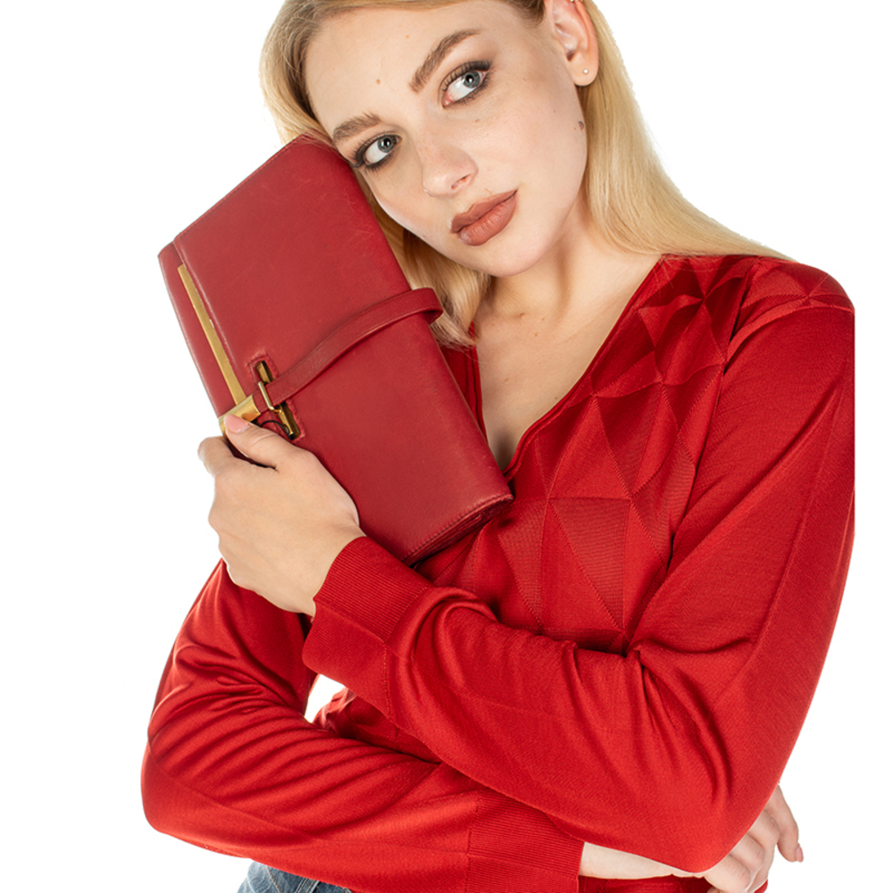MAIYET BORDO & GOLD HANDBAG | WOMENS